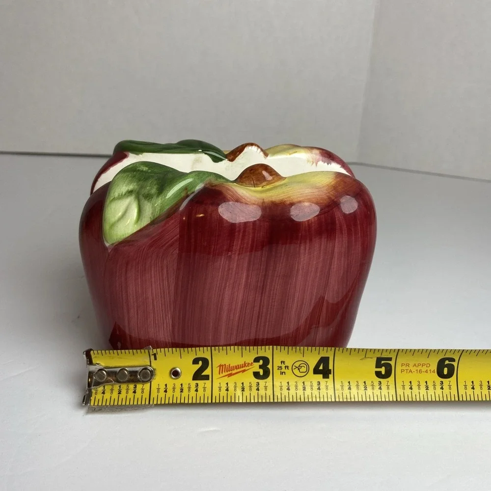 Vintage Ceramic Apple Napkin Holder‎ Farmhouse Kitchen